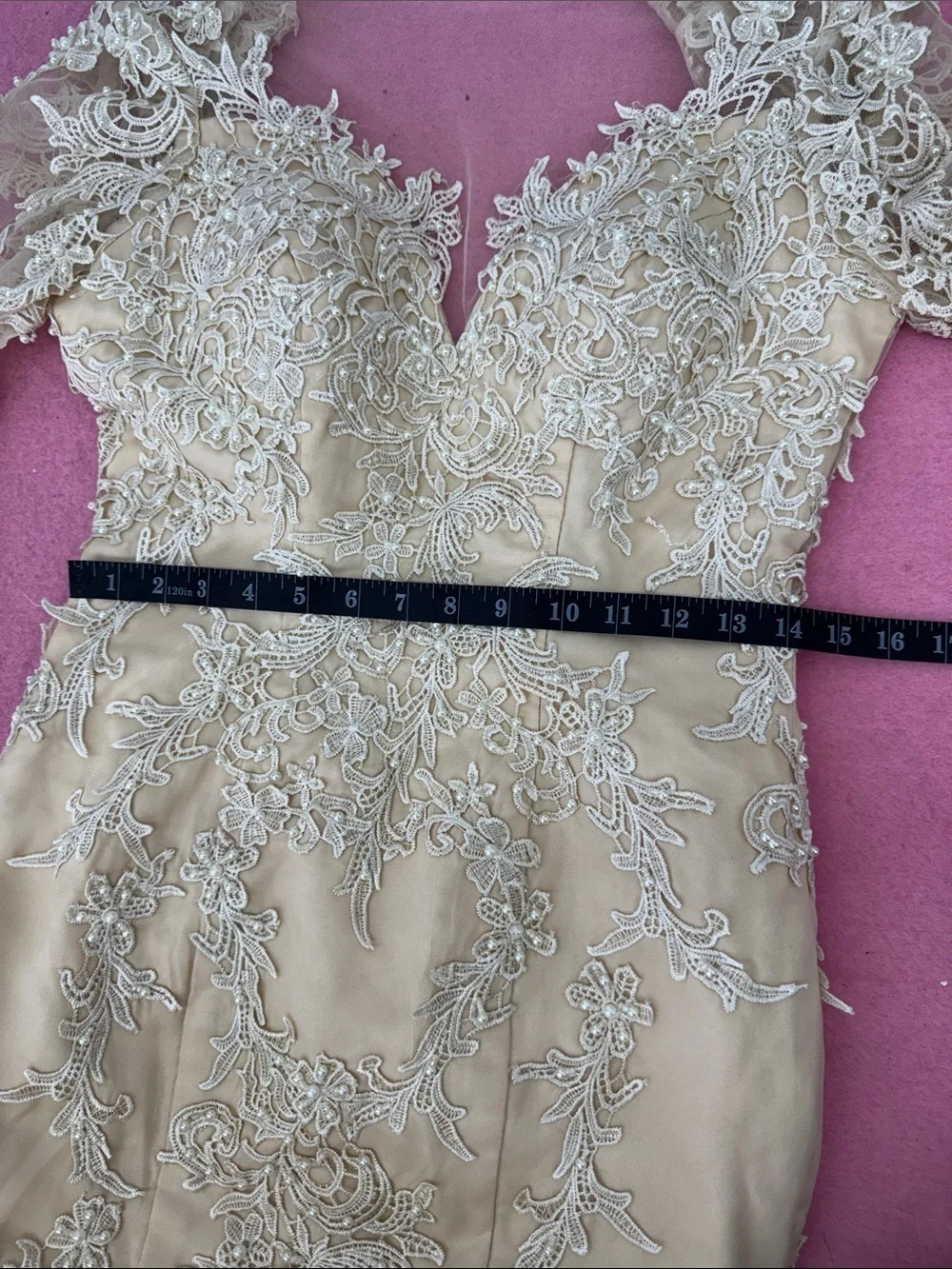 Elegant Lace Long Sleeve Dress - Picture 10 of 17